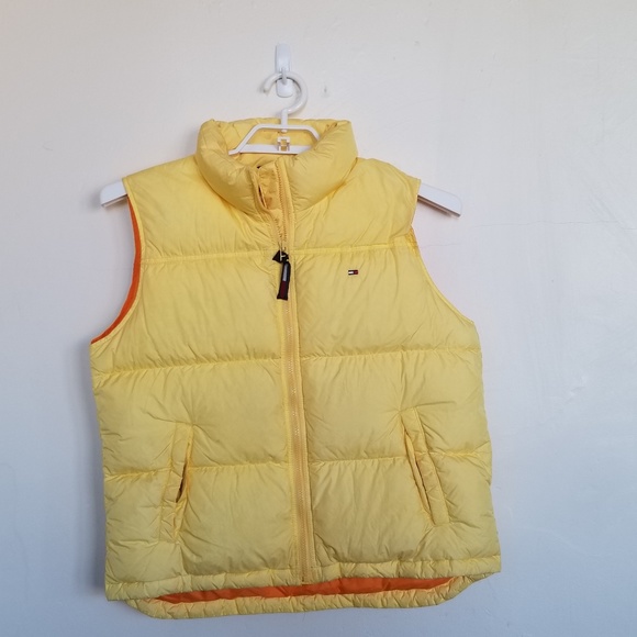 Tommy Hilfiger Jackets & Blazers - $5 Tommy Hilfiger Yellow puffer vest jacket